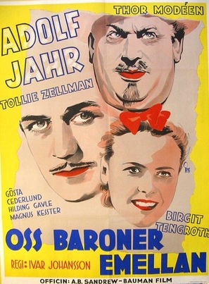 Oss baroner emellan - Swedish Movie Poster (thumbnail)