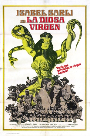 La diosa virgen - Argentinian Movie Poster (thumbnail)