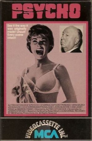 Psycho - VHS movie cover (thumbnail)
