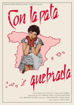 Con la pata quebrada - Spanish Movie Poster (thumbnail)