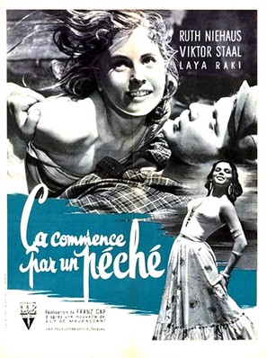 Am Anfang war es S&uuml;nde - French Movie Poster (thumbnail)