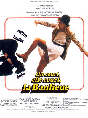Elle court, elle court la banlieue - French Movie Poster (thumbnail)