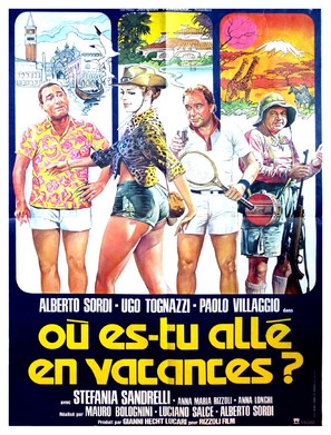 Dove vai in vacanza? - French Movie Poster (thumbnail)
