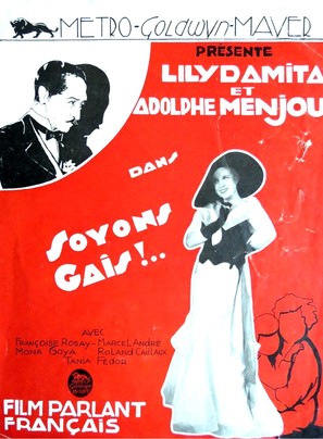Soyons gais - French poster (thumbnail)