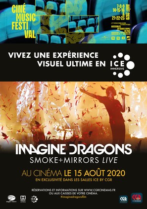 Imagine Dragons: Smoke + Mirrors Live - French Movie Poster (thumbnail)