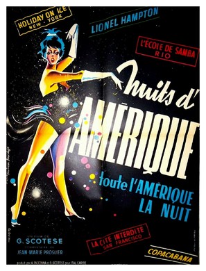 America di notte - French Movie Poster (thumbnail)