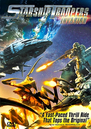 Starship Troopers: Invasion - DVD movie cover (thumbnail)