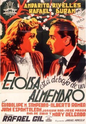 Elo&iacute;sa est&aacute; debajo de un almendro - Spanish Movie Poster (thumbnail)