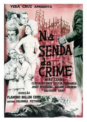 Na Senda do Crime - Brazilian Movie Poster (thumbnail)