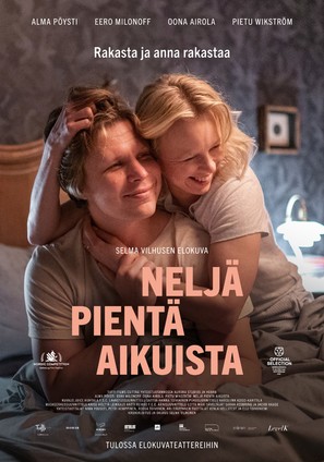 Nelj&auml; pient&auml; aikuista - Finnish Movie Poster (thumbnail)