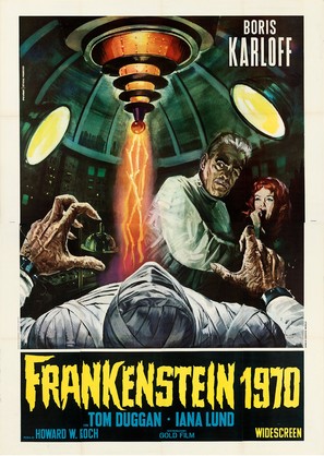 Frankenstein - 1970 - Italian Movie Poster (thumbnail)
