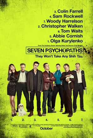 Seven Psychopaths - Movie Poster (thumbnail)