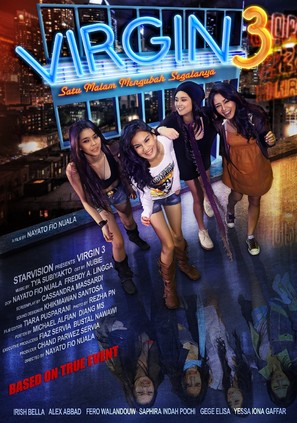 Virgin 3: Satu malam mengubah segalanya - Indonesian Movie Poster (thumbnail)