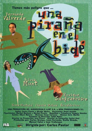 Una pira&ntilde;a en el bid&eacute; - Spanish Movie Poster (thumbnail)