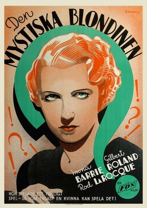 Mystery Woman - Swedish Movie Poster (thumbnail)