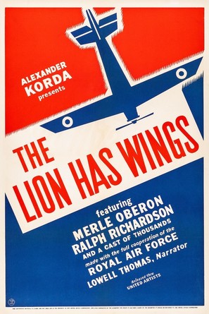 The Lion Has Wings - British Movie Poster (thumbnail)