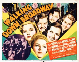 Walking Down Broadway Poster