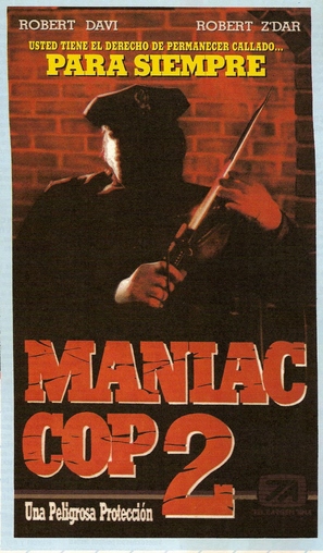 Maniac Cop 2 - Argentinian VHS movie cover (thumbnail)
