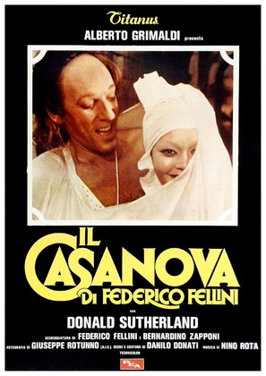 Il Casanova di Federico Fellini - Italian Movie Poster (thumbnail)