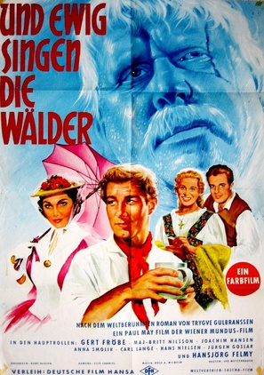 Und ewig singen die W&auml;lder - German Movie Poster (thumbnail)