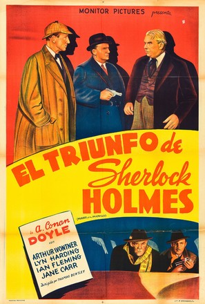 The Triumph of Sherlock Holmes - Argentinian Movie Poster (thumbnail)