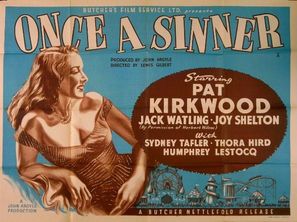 Once a Sinner - British Movie Poster (thumbnail)