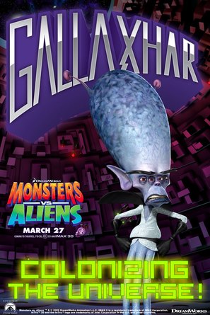 Monsters vs. Aliens - Movie Poster (thumbnail)