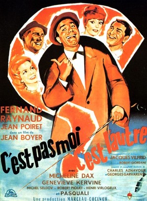 C&#039;est pas moi, c&#039;est l&#039;autre - French Movie Poster (thumbnail)
