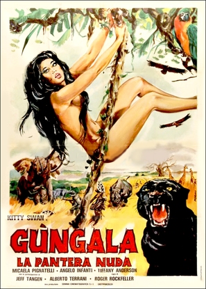 Gungala la pantera nuda - Italian Movie Poster (thumbnail)