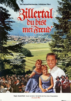 Die Zwillinge vom Zillertal - German Movie Poster (thumbnail)