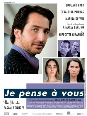 Je pense &agrave; vous - French Movie Poster (thumbnail)