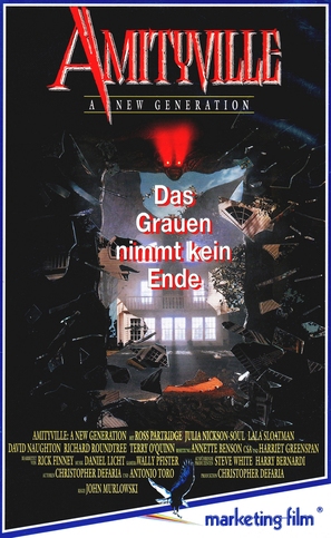 Amityville: A New Generation - German VHS movie cover (thumbnail)