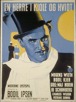 En herre i kjole og hvidt - Danish Movie Poster (thumbnail)