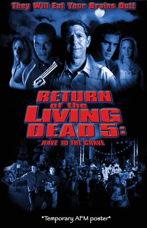 Return of the Living Dead 5: Rave to the Grave - DVD movie cover (thumbnail)