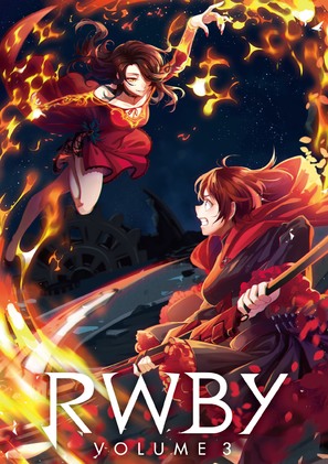RWBY Volume 3 - Japanese DVD movie cover (thumbnail)