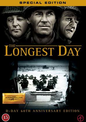 The Longest Day - Danish DVD movie cover (thumbnail)