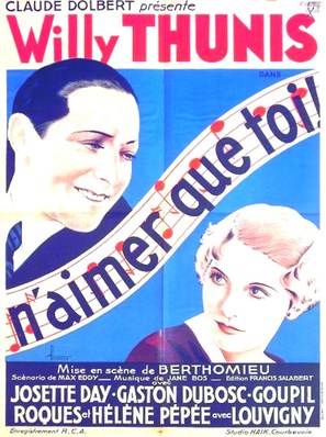 N&#039;aimer que toi - French Movie Poster (thumbnail)