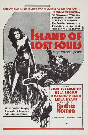 Island of Lost Souls - Re-release movie poster (thumbnail)