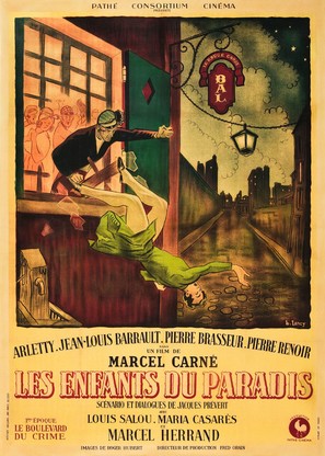 Les enfants du paradis - French Movie Poster (thumbnail)