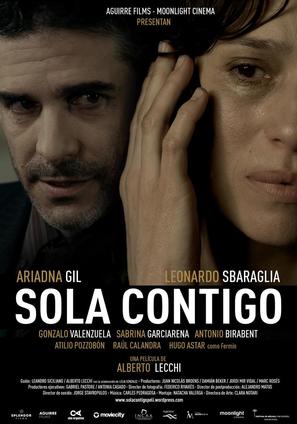 Sola contigo - Spanish Movie Poster (thumbnail)