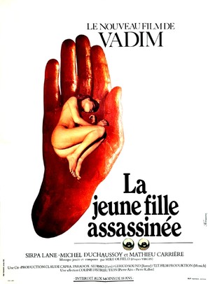 La jeune fille assassin&eacute;e - French Movie Poster (thumbnail)