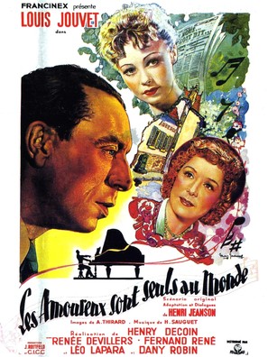 Les amoureux sont seuls au monde - French Movie Poster (thumbnail)