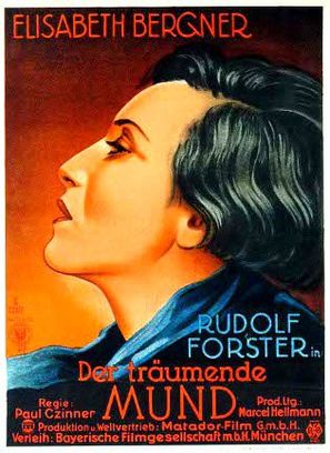 Der tr&auml;umende Mund - German Movie Poster (thumbnail)