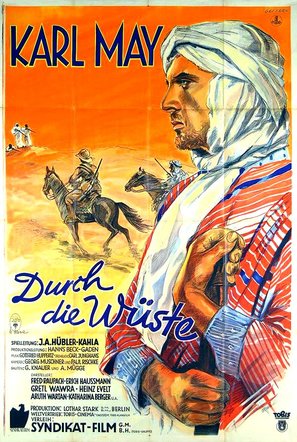 Durch die W&uuml;ste - German Movie Poster (thumbnail)