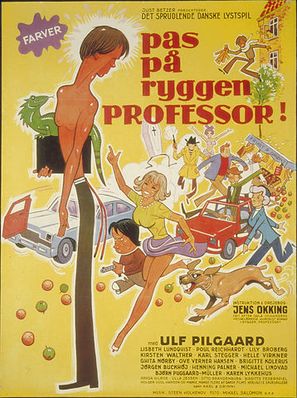 Pas p&aring; ryggen, professor - Danish Movie Poster (thumbnail)