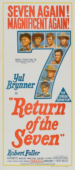 Return of the Seven - Australian Movie Poster (thumbnail)