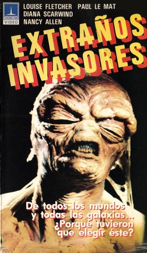 Strange Invaders - Spanish VHS movie cover (thumbnail)