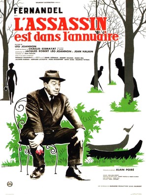 L&#039;assassin est dans l&#039;annuaire - French Movie Poster (thumbnail)