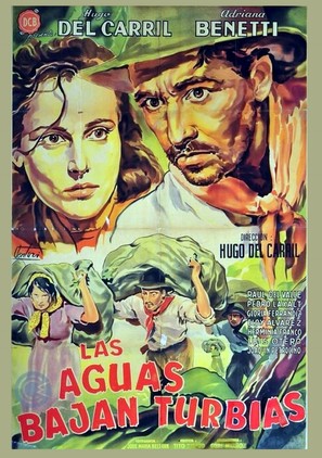 Las aguas bajan turbias - Argentinian Movie Poster (thumbnail)