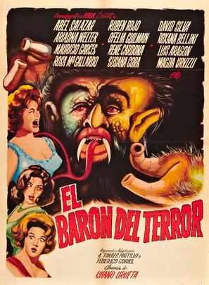 El bar&oacute;n del terror - Mexican Movie Poster (thumbnail)